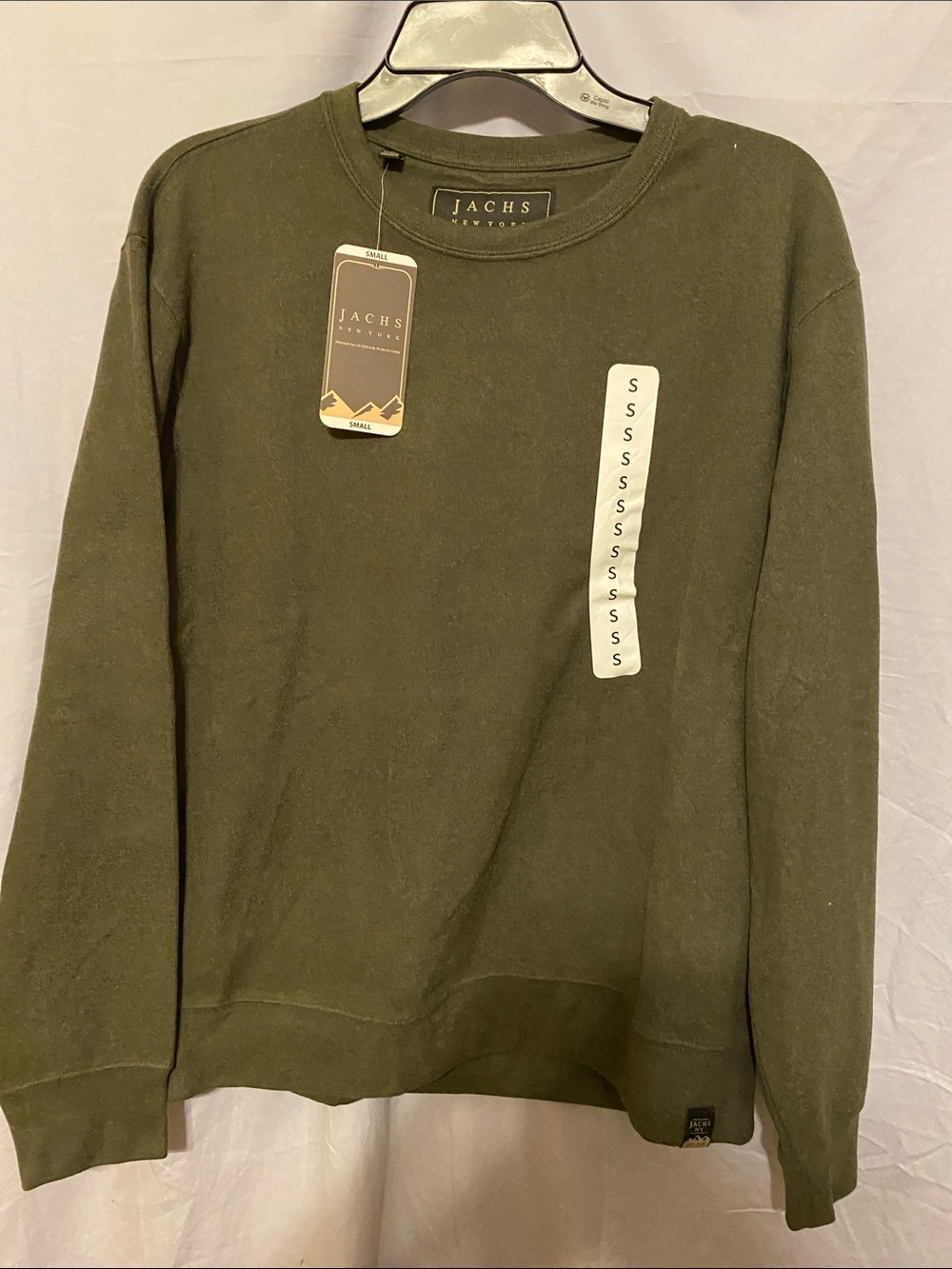 Jachs Olive Green Crewneck Sweatshirt